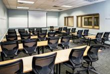 Mustang Room classroom seating back left