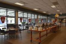 Cookout with buffet set-up