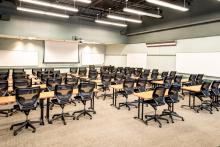 Stadium seating set-up