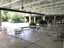 Commons outdoor patio