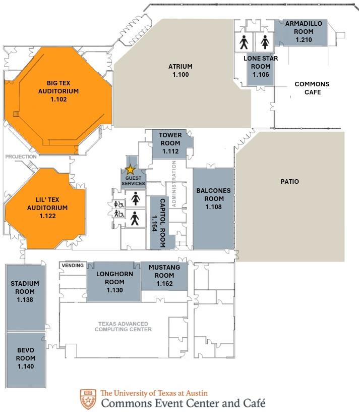 Commons Event Center and Cafe Layout