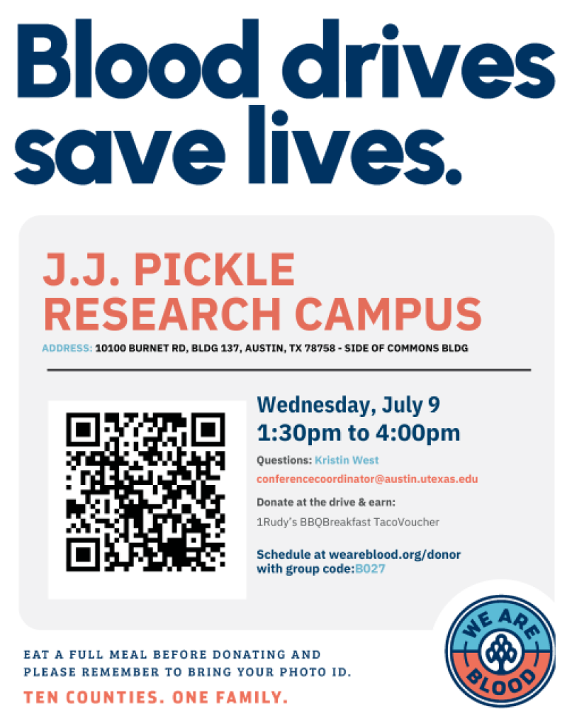 We Are Blood  - Drive Flyer 1
